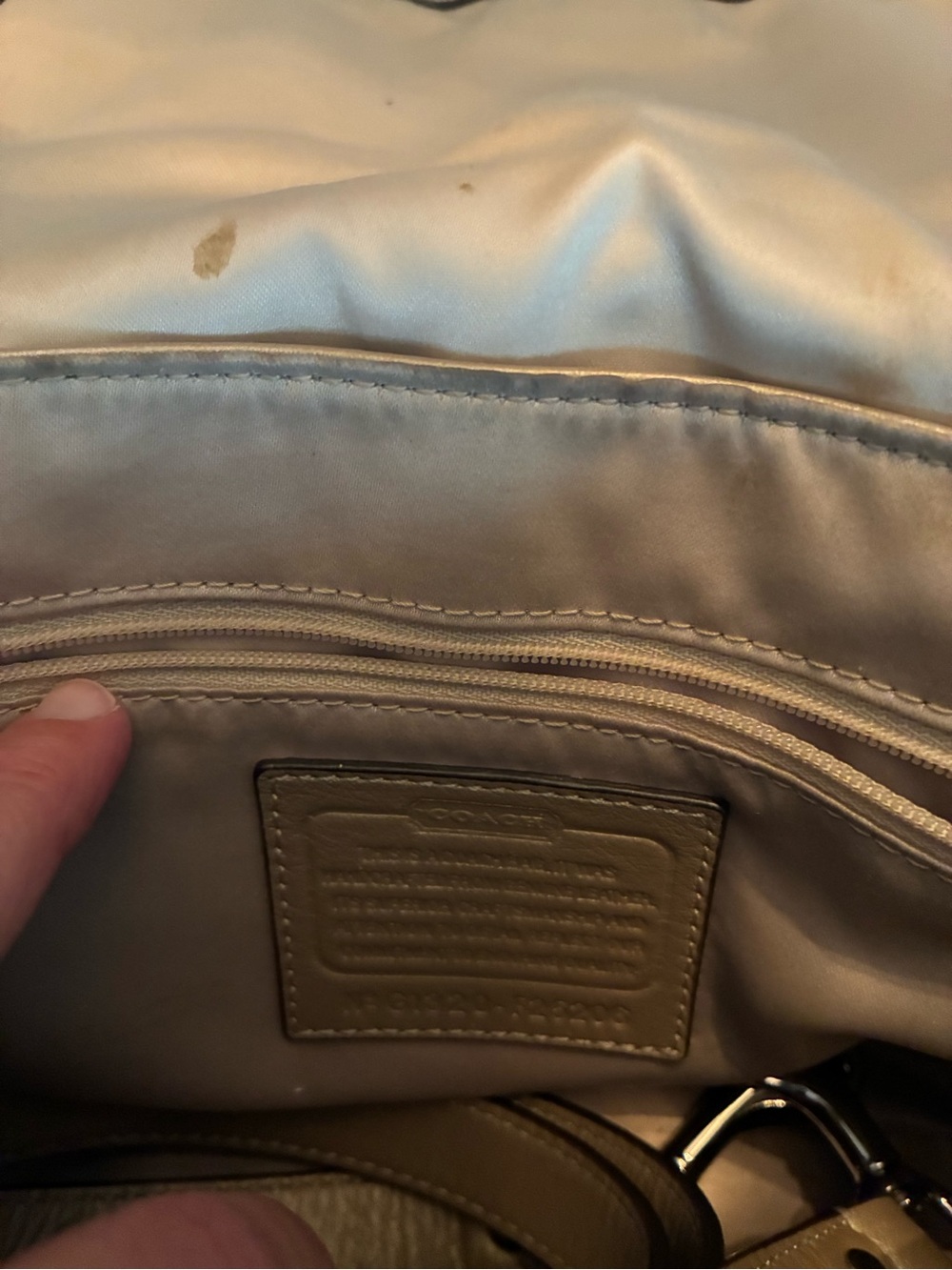 Coach medium metallic bag - Picture 6 of 7
